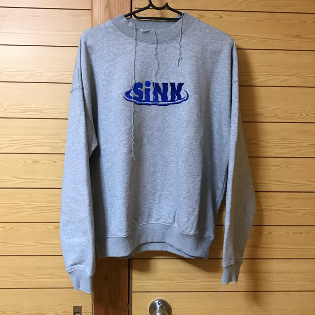 SINK WAVE LOGO SWEAT sizeL