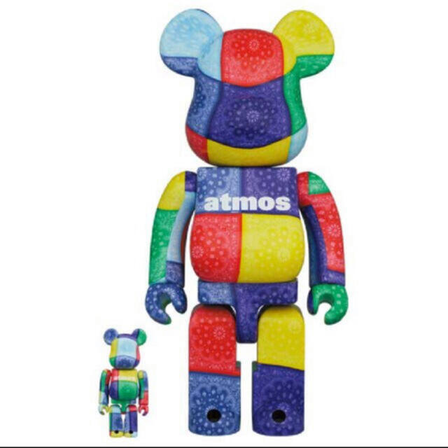 BE@RBRICK atmos BANDANA 100％ & 400％ MULT