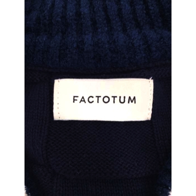 FACTOTUM(ファクトタム)のFACTOTUM（ファクトタム） 19AW カシミヤチルデンニットプルオーバー メンズのトップス(ニット/セーター)の商品写真