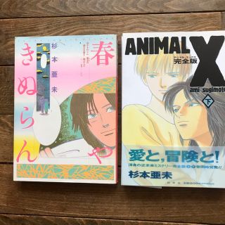 ハクセンシャ(白泉社)のＡＮＩＭＡＬ　Ｘ完全版 下巻　初版　杉本亜未　春きぬらん　短編集　おまけ(青年漫画)