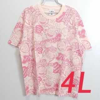 新品　4L　ドクタースランプアラレちゃん　Tシャツ　薄ピンク　8309　送料無料(Tシャツ/カットソー(半袖/袖なし))