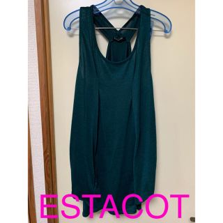 エスタコット(ESTACOT)のESTACOT  ワンピース　チュニック  Mサイズ(チュニック)