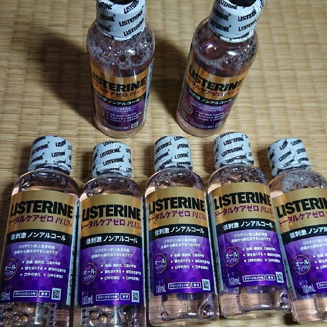 LISTERINE(リステリン)の※blue様※8本 リステリン 液体歯磨き ノンアルコール コスメ/美容のオーラルケア(歯磨き粉)の商品写真