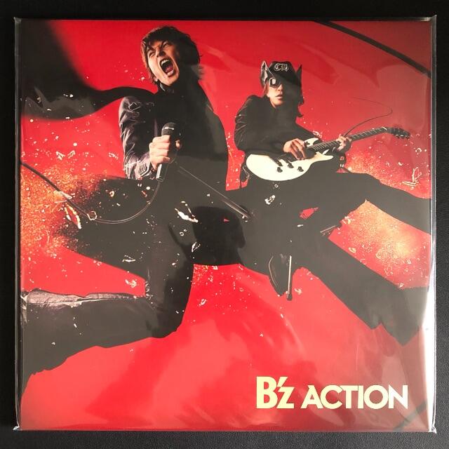 エンタメ/ホビーB'z ACTION レコード アナログ LP