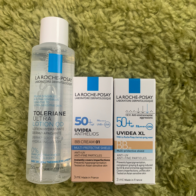 LA ROCHE-POSAY(ラロッシュポゼ)のUVイデアXL プロテクション　サンプル　ロッシュポゼミニサイズ3点セット コスメ/美容のスキンケア/基礎化粧品(化粧水/ローション)の商品写真