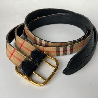 バーバリー(BURBERRY)のベルト新品ノバチェックBURBERRYバーバリー(ベルト)