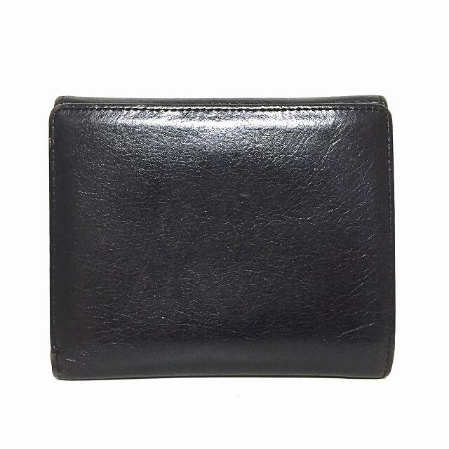 Jean-Paul GAULTIER(ジャンポールゴルチエ)のゴルチエ Wホック財布 - 黒×マルチ レザー レディースのファッション小物(財布)の商品写真