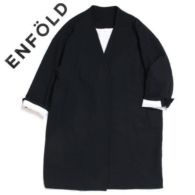 ENFOLD ノーカラースプリングコート size36 エンフォルド | フリマアプリ ラクマ
