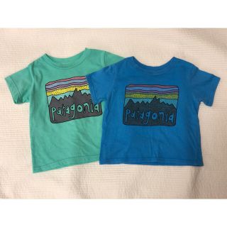 パタゴニア(patagonia)のパタゴニア　ベビー　フィッツロイtシャツ　6〜12m(Ｔシャツ)