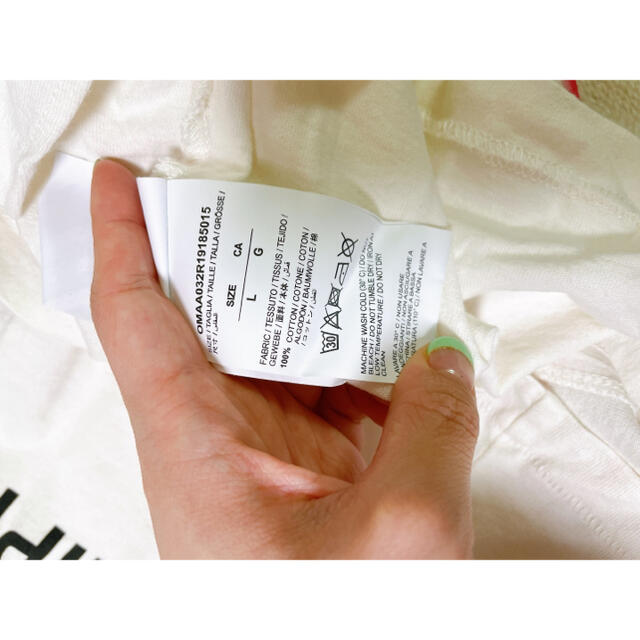 【未使用品】off-whiteオフホワイト Tシャツ メンズ ビッグT