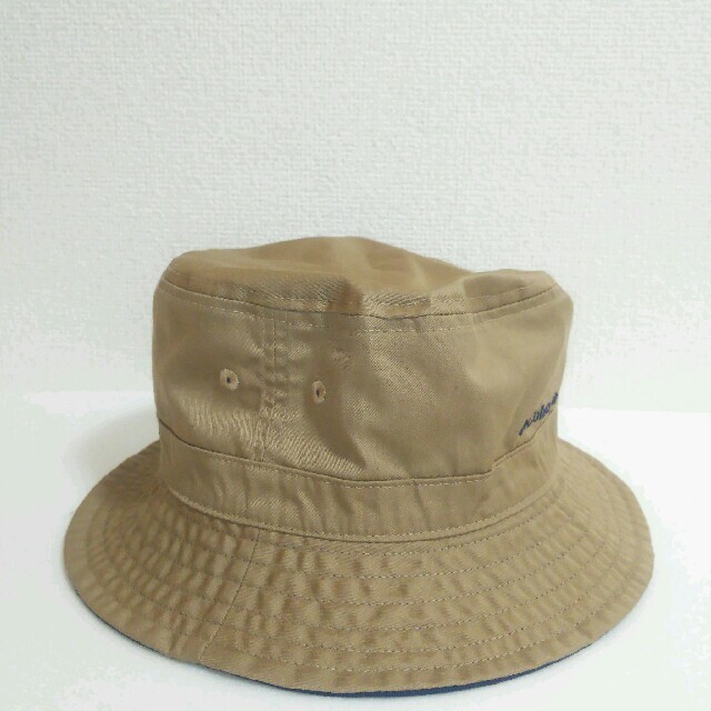Columbia(コロンビア)の美品 コロンビア リバーシブル コットンハット ベージュ ネイビー メンズの帽子(ハット)の商品写真