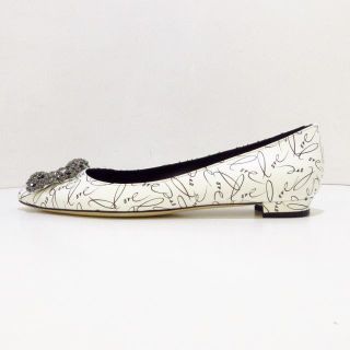 マノロブラニク(MANOLO BLAHNIK)のマノロブラニク フラットシューズ 37美品 (その他)