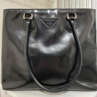 プラダ(PRADA)のPrada トートバッグ レザー 黒(トートバッグ)