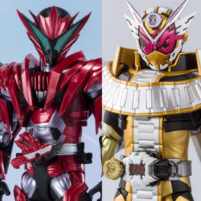 BANDAI(バンダイ)のS.H.Figuarts 仮面ライダージオウ  &  迅 バーニングファルコン エンタメ/ホビーのフィギュア(特撮)の商品写真