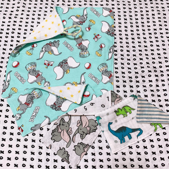 外出用品 レオ様☆オーダーご確認用 ループ付きタオル ハーフハンカチ