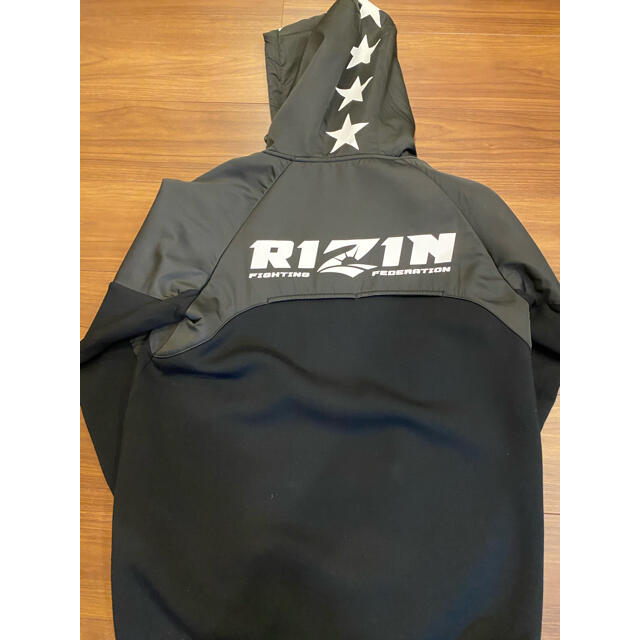 非売品。RIZIN テックパーカー ブラック の通販 by K's shop｜ラクマ