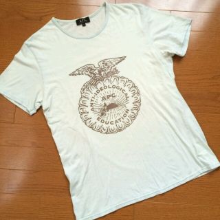 アーペーセー(A.P.C)のA.P.C. アーペーセー 半袖Tシャツ ロゴ入り サイズM(Tシャツ/カットソー(半袖/袖なし))