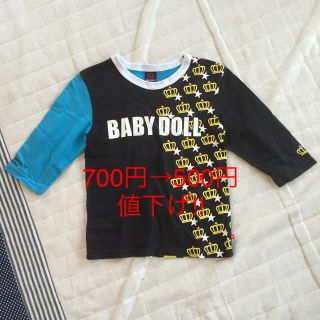 ベビードール(BABYDOLL)のキッズ7分丈Tシャツ(Tシャツ/カットソー)