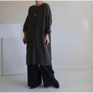 ドゥーズィエムクラス(DEUXIEME CLASSE)のひひ様専用☆ARGUE☆ SOFT WOOL GAUZE TUNIC DRESS(チュニック)