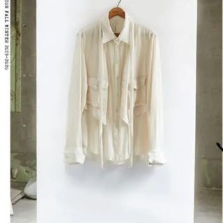 メゾンマルジェラ(Maison Margiela（旧Maison Martin Margiela）)の超特価  MASU シルクシャツ 2019aw 定価5万(シャツ)