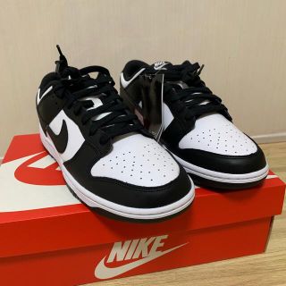 ナイキ(NIKE)のNIKE DUNK LOW RETRO WHITE/BLACK 27cm(スニーカー)