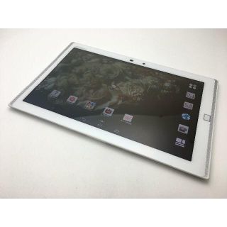 フジツウ(富士通)のSIMフリー ドコモ ARROWS Tab F-03G ホワイト◆上美品349(スマートフォン本体)