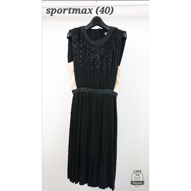 美品♪(40) sportmax  ビジューワンピース