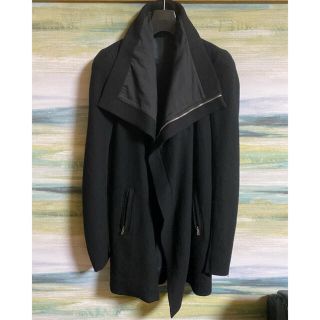 リックオウエンス(Rick Owens)のRick Owens リックオウエンス  ハイネック ウールコート(ロングコート)