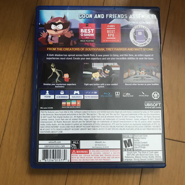 PlayStation4 - South Park THE FRACTURED BUT WHOLE 北米版の通販 by