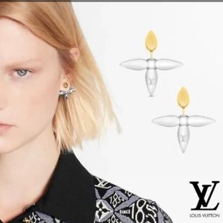 ルイヴィトン(LOUIS VUITTON)のルイヴィトン  ブックル ドレイユ・ルイゼット　ピアス(ピアス)