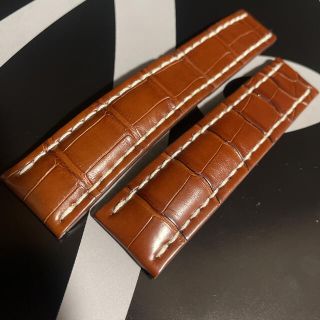 22mm 738P 希少!!BREITLING ブライトリング クロコ ブラウン