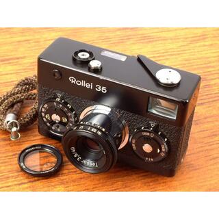 Rollei 35 ブラック Tessar 40mm F3.5(フィルムカメラ)