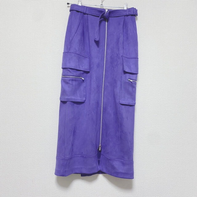 Ameri VINTAGE - SUEDE LIKE ZIPPER SKIRTの通販 by まう's shop Ameri VINTAGE - SUEDE LIKE ZIPPER SKIRTの通販 by まう's shop