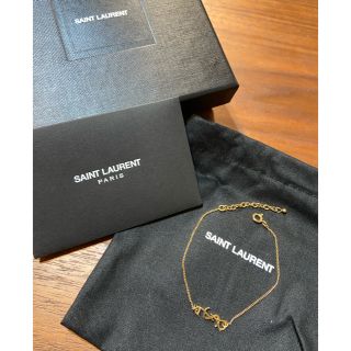 サンローラン(Saint Laurent)のSaint Laurent サンローラン　モノグラムブレスレット(ブレスレット/バングル)