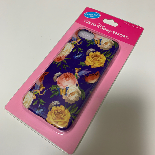 Disney(ディズニー)のティンカーベル スマホケース ディズニー スマホ/家電/カメラのスマホアクセサリー(モバイルケース/カバー)の商品写真