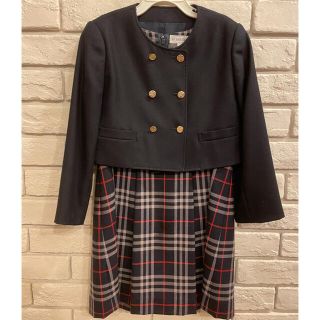 バーバリー(BURBERRY)の【Burberry】ワンピース・ジャケット　セット 120(ドレス/フォーマル)