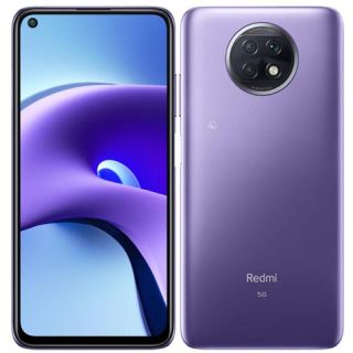 ソフトバンク(Softbank)のSIMフリー Xiaomi Redmi Note 9T パープル 本体 未開封(スマートフォン本体)