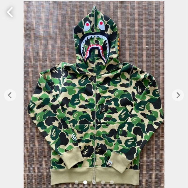 新品超激安✕ A APE - BAPE ABCCAMO SHARK FULL ZIPパーカーの通販 by ゆう