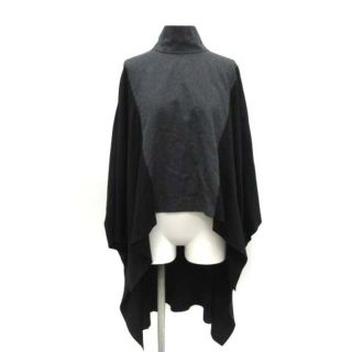 アドーア(ADORE)のアドーア ADORE 18AW 38 M ポンチョ ニットドッキングブラウス 切(ポンチョ)