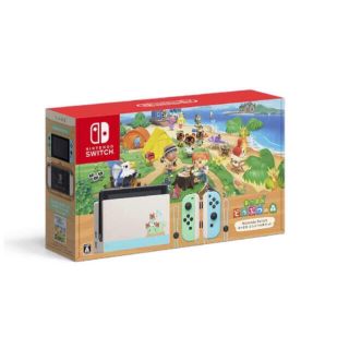 ニンテンドースイッチ(Nintendo Switch)の新品未開封★Switch 任天堂スイッチ本体あつまれ動物の森　同梱版ニンテンドウ(家庭用ゲーム機本体)