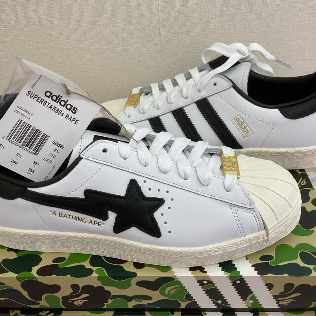 A BATHING APE(アベイシングエイプ)の24cm 国内正規 adidas スーパースター 80s bape sta レディースの靴/シューズ(スニーカー)の商品写真