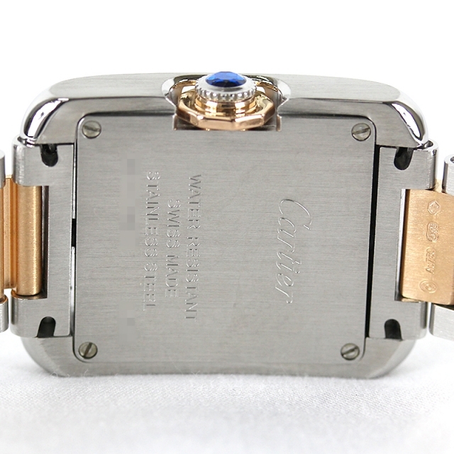 Cartier(カルティエ)のカルティエ Cartier タンクアングレーズSM 腕時計 レディース【中古】 レディースのファッション小物(腕時計)の商品写真
