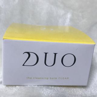 クレンジングバーム　DUO  クリア(クレンジング/メイク落とし)