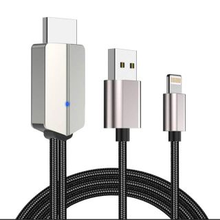 Lightning HDMI 接続 ケーブル iphone HDMI 変換(映像用ケーブル)