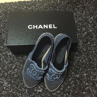 シャネル(CHANEL)のCHANEL エスパドリーユ(スリッポン/モカシン)