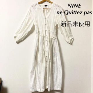 スピックアンドスパン(Spick & Span)の再値下❣️NINE ne Quittez pas ヌキテパ レース　ロングワンピ(ロングワンピース/マキシワンピース)