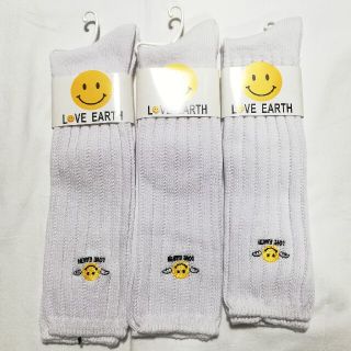 グンゼ(GUNZE)の3足 グンゼ LOVE EARTH  ルーズソックス 32㎝丈 靴下 日本製 C(ソックス)