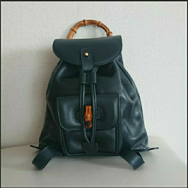 GUCCI バンブーミニリュック 本革 かわいい! www.peterdawsontraining