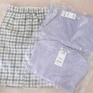 ミッシュマッシュ(MISCH MASCH)のミッシュマッシュ♡まとめ売り♡アンサンブル＆ツイードスカート新品(アンサンブル)