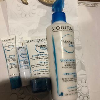 ビオデルマ(BIODERMA)のビオデルマ アトデルム クリーム Dハンドクリームリップクリーム4点セット(ボディクリーム)